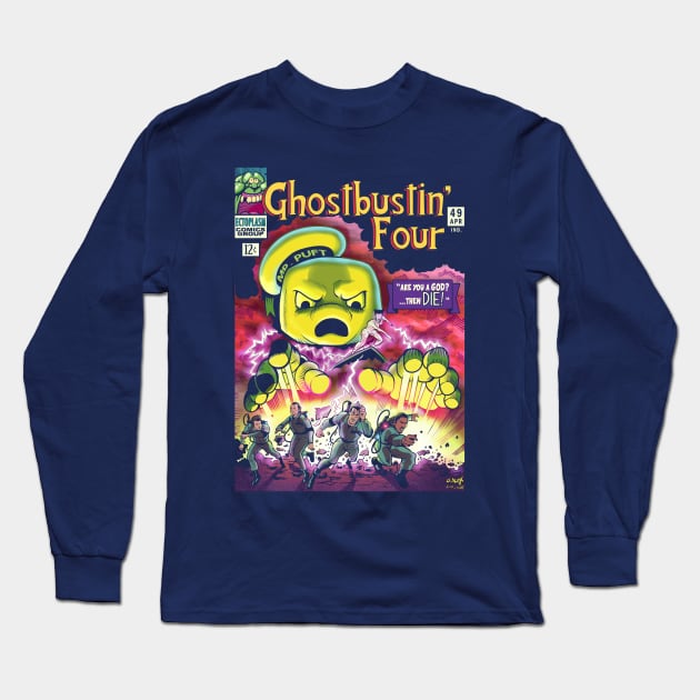 Ghostbustin' Four #49 Long Sleeve T-Shirt by DonovanAlex